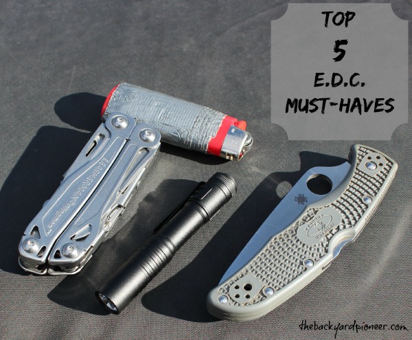 Top 5 Must Haves for Everyday Carry (EDC).